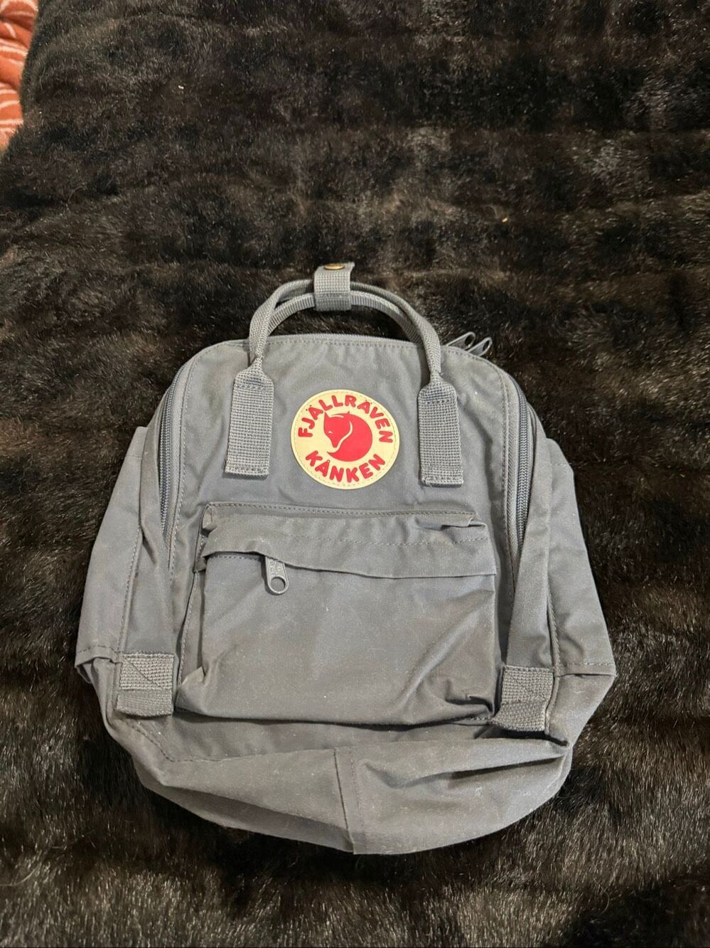 Fjallraven Kanken Mini Backpack Gray Kanken Everyday Bag